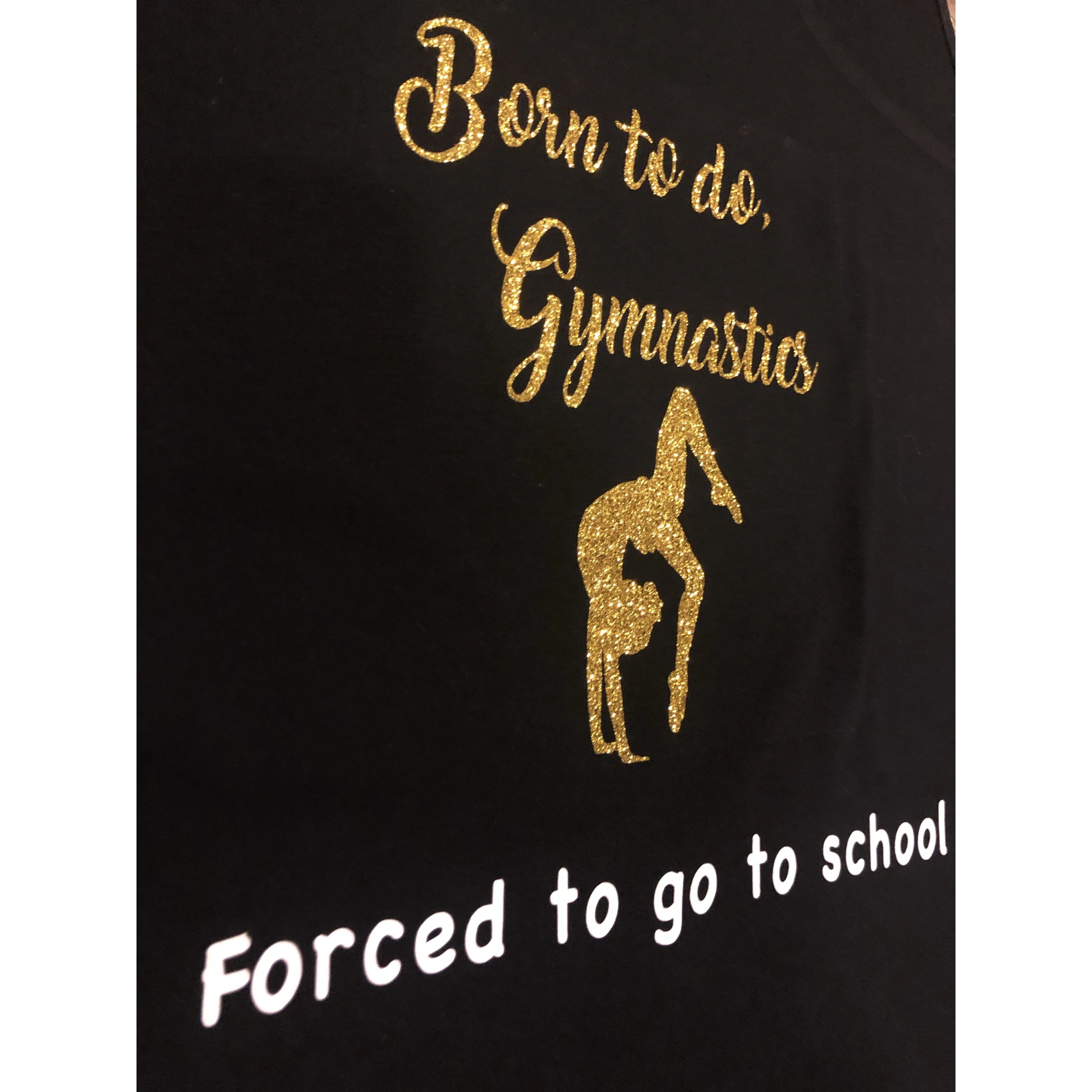 “Born to do Gymnastics” Racerback Tank