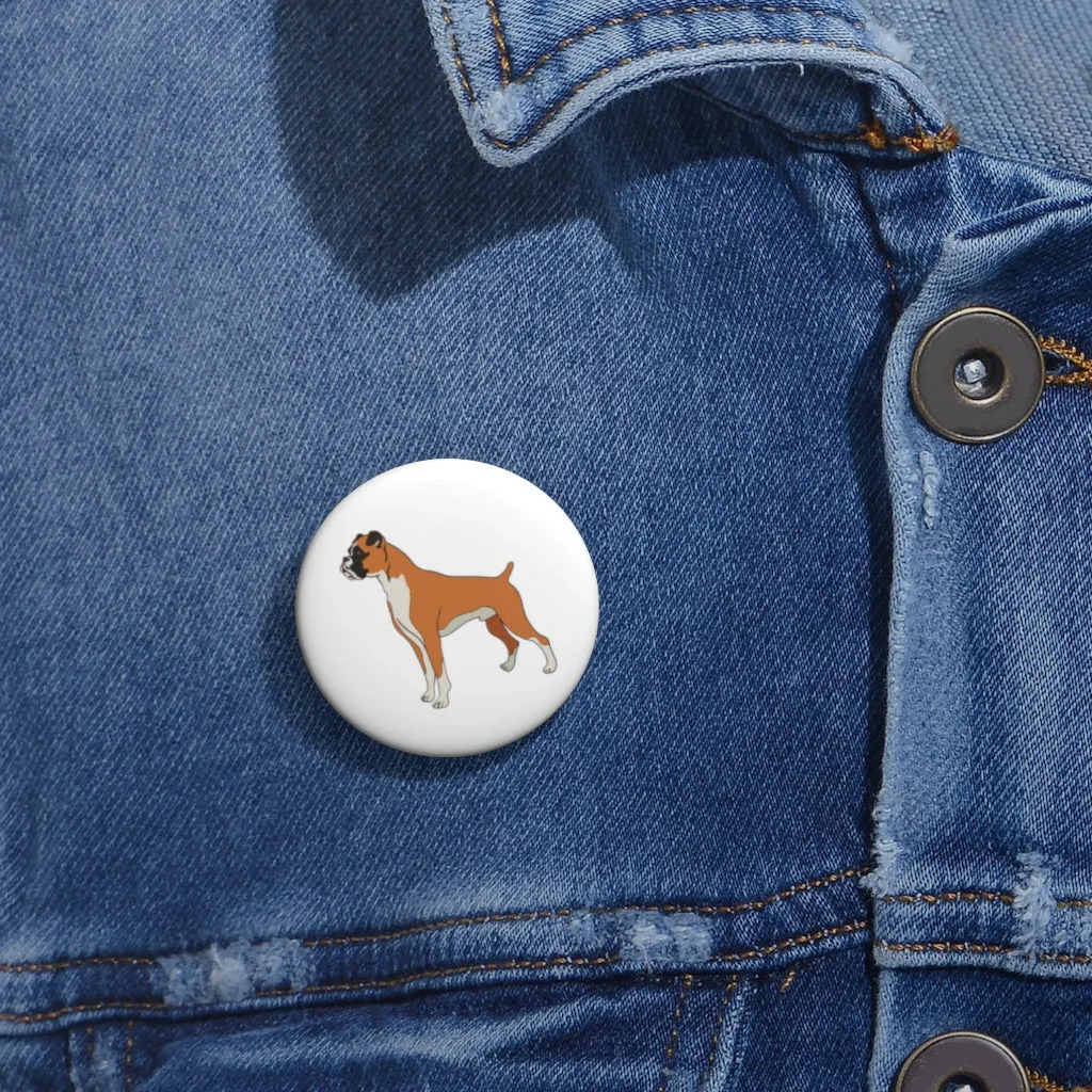 Boxer Custom Pin Buttons