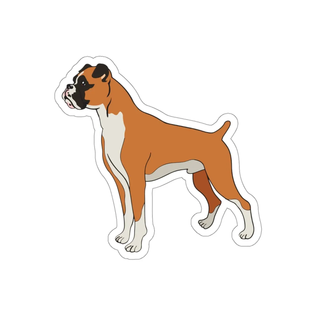 Boxer Kiss-Cut Stickers