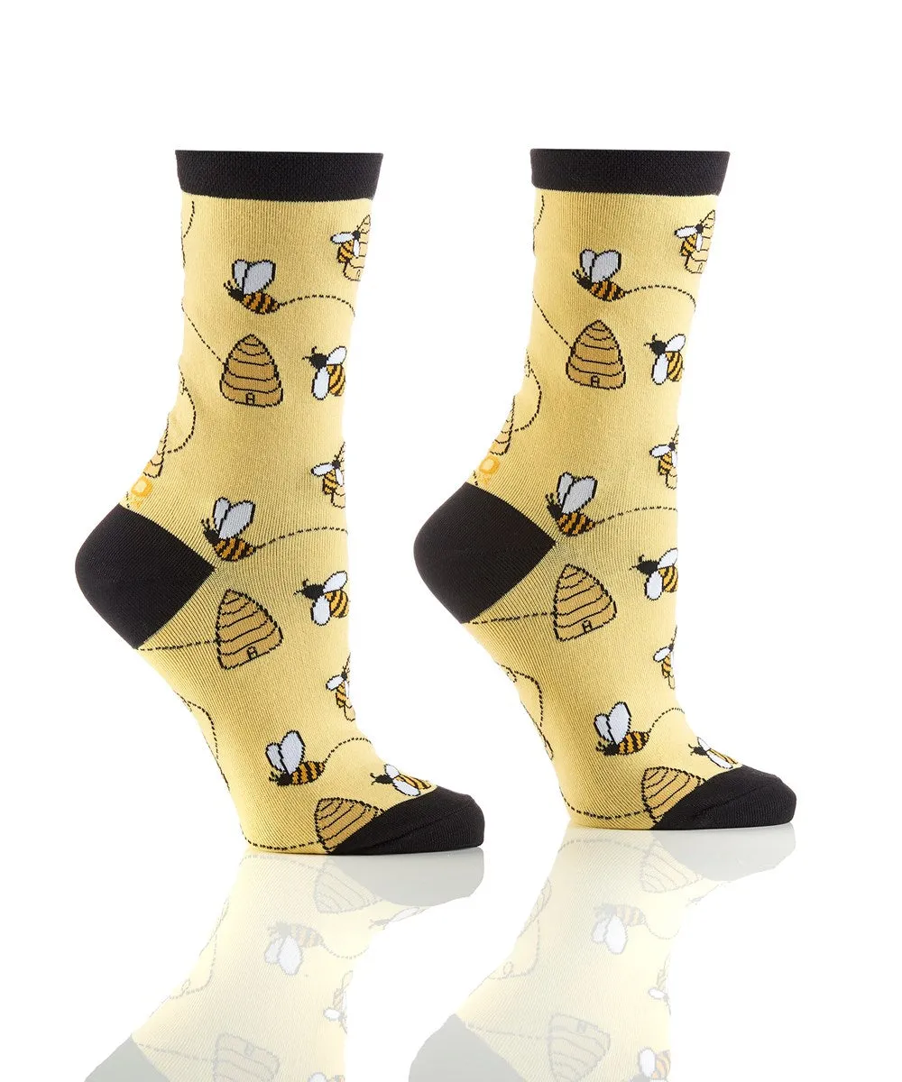 Busy Bee Women's Crew Socks