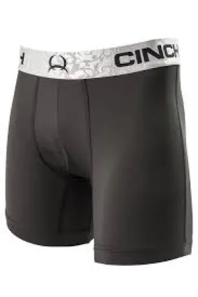 CINCH MENS SOLID BLACK 6" BOXER BRIEF