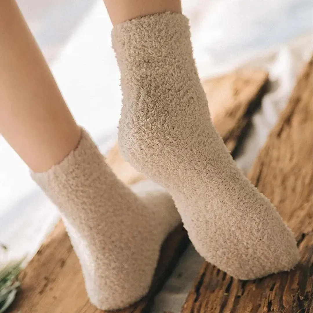 Cuzcare Fuzzy Socks Warm Winter Unisex Stockings
