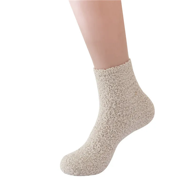Cuzcare Fuzzy Socks Warm Winter Unisex Stockings
