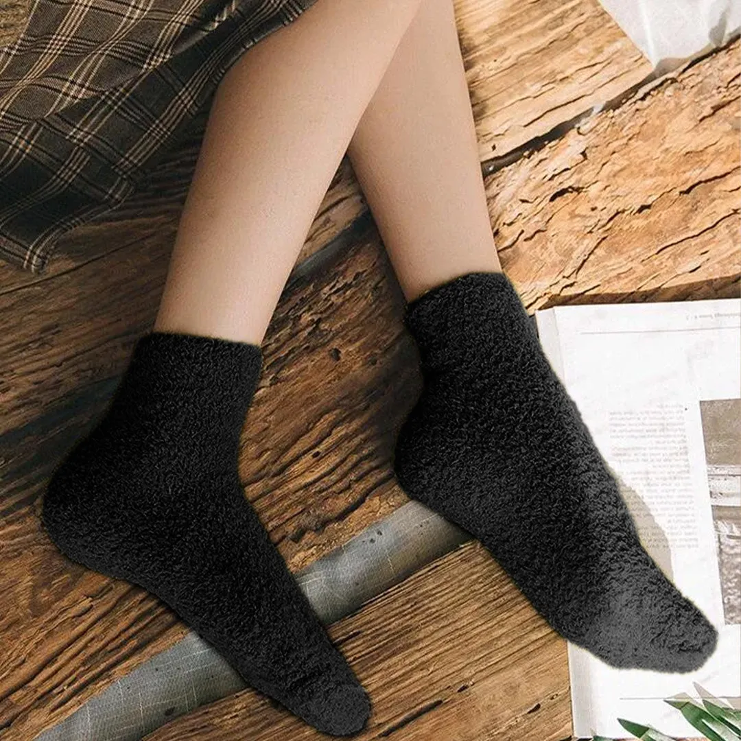 Cuzcare Fuzzy Socks Warm Winter Unisex Stockings