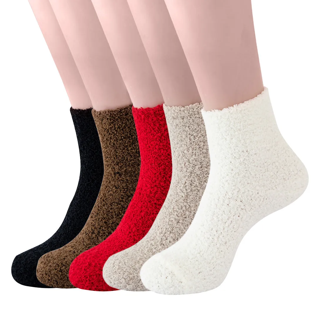 Cuzcare Fuzzy Socks Warm Winter Unisex Stockings