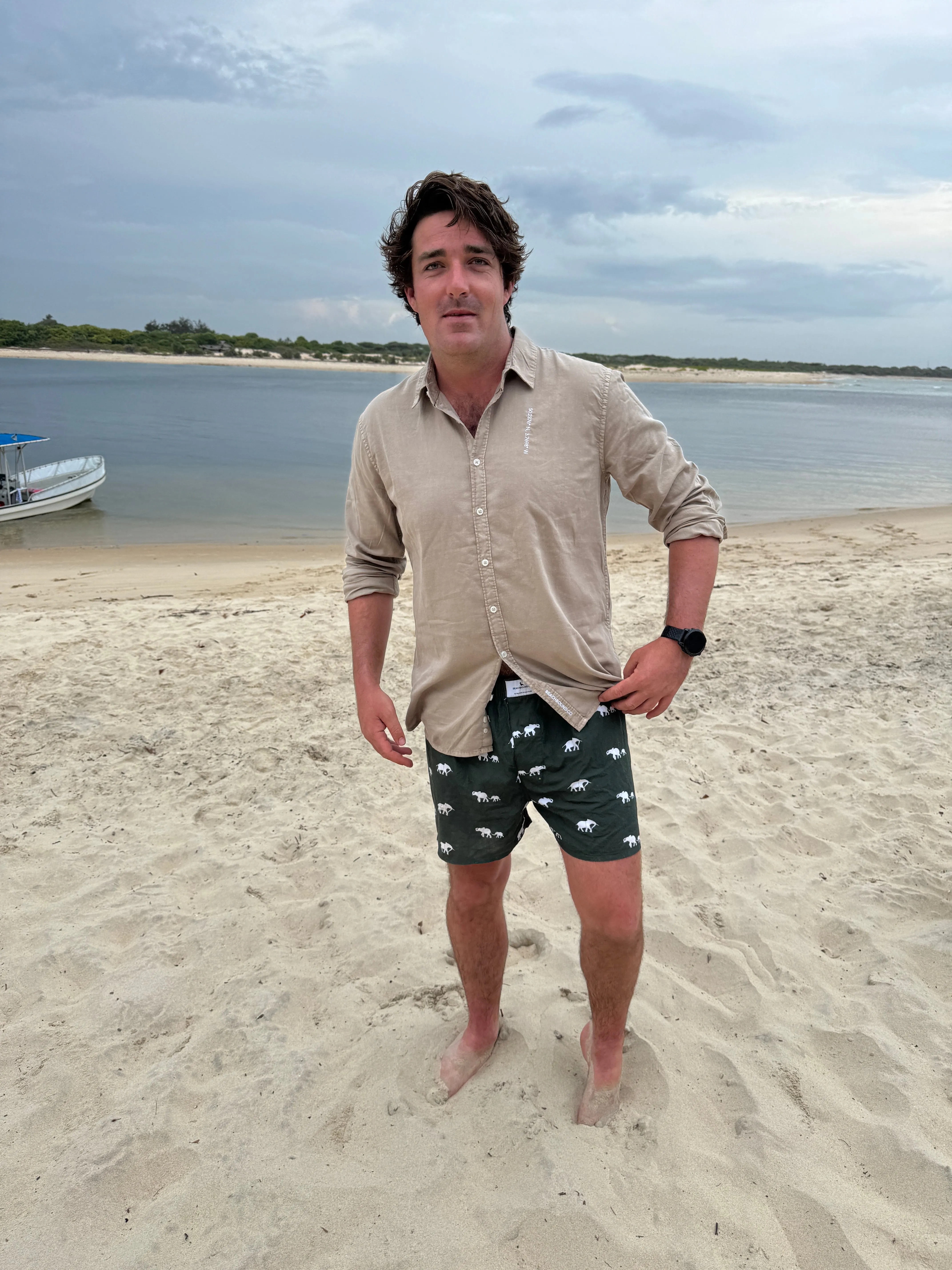 ELEPHANT BOXERS | DARK GREEN
