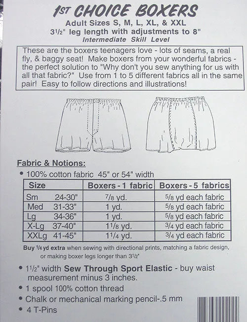 First Choice Boxers