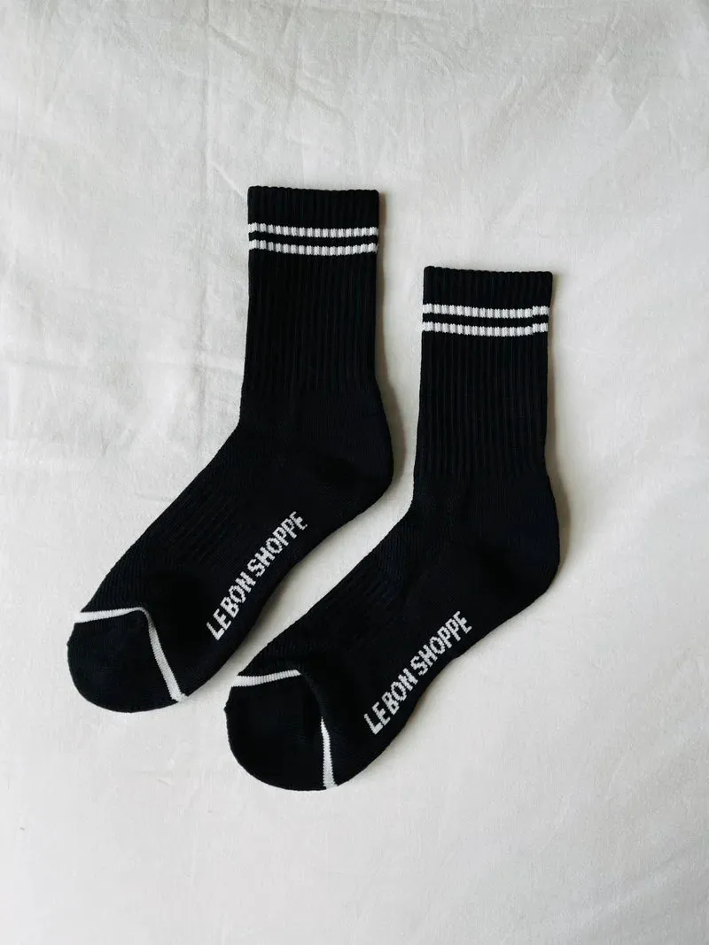 Le Bon Shoppe | Boyfriend Socks | Noir