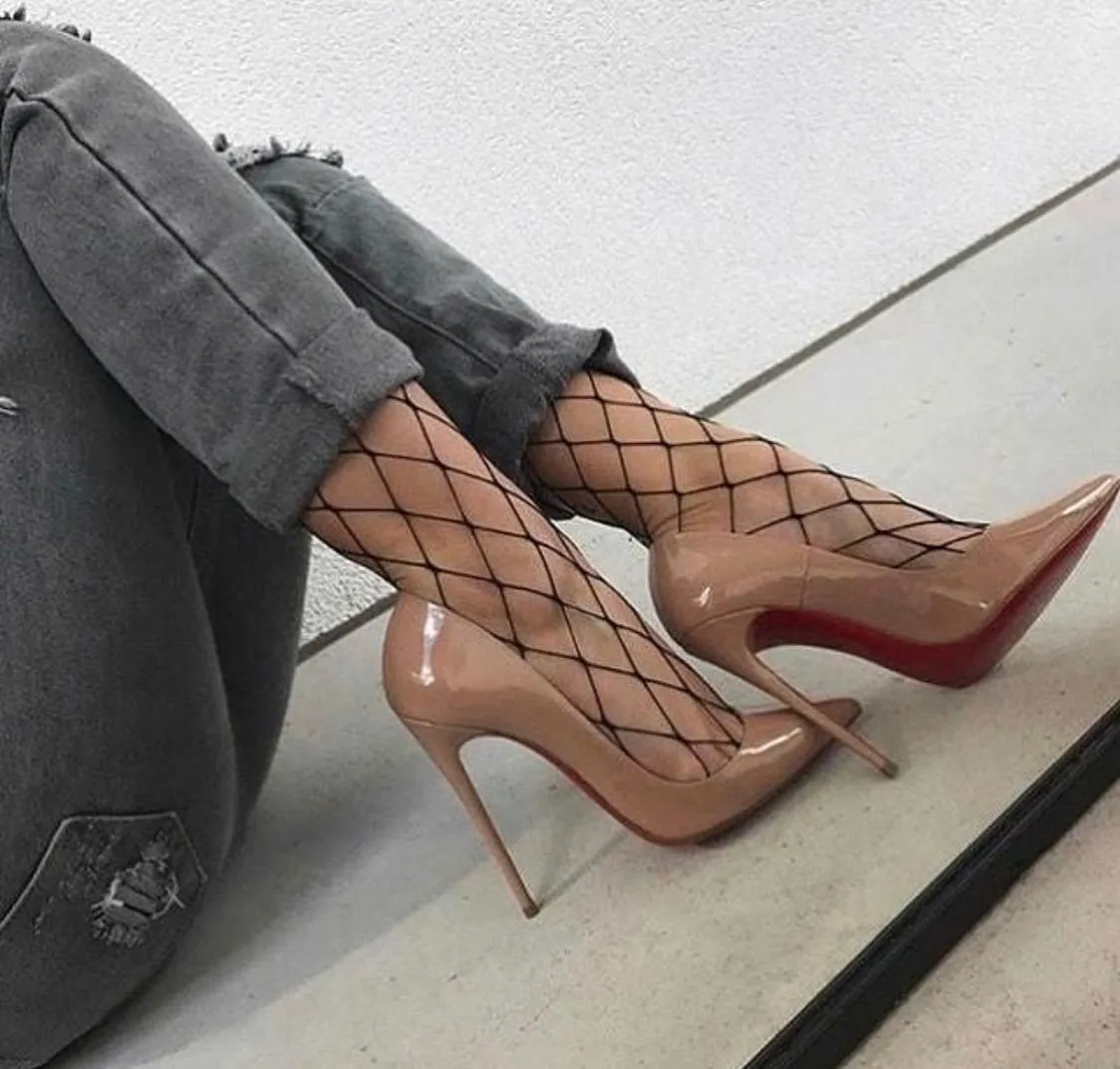 Paris Fishnet Ankle Socks