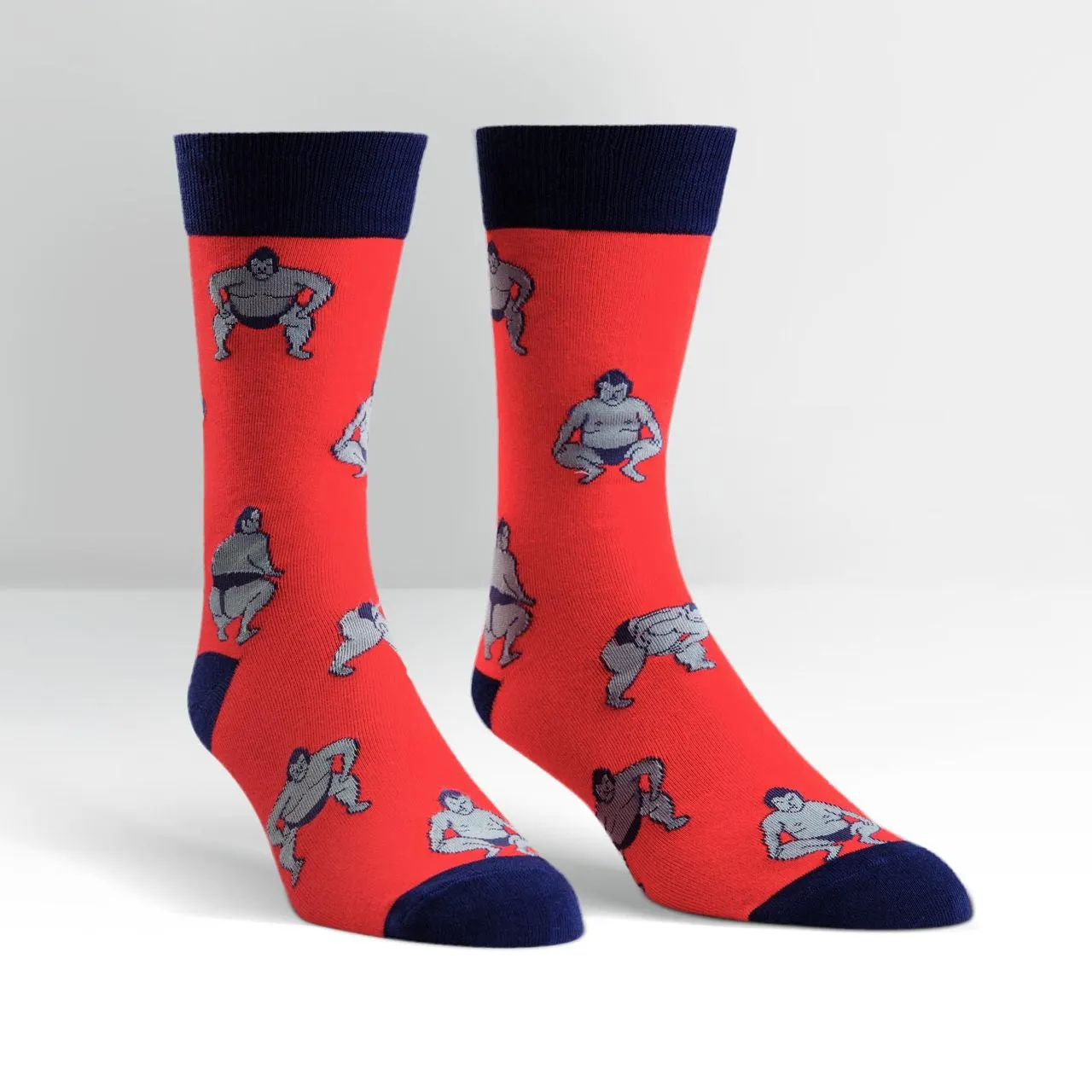 Red and Grey Sumo Socks (Men's)