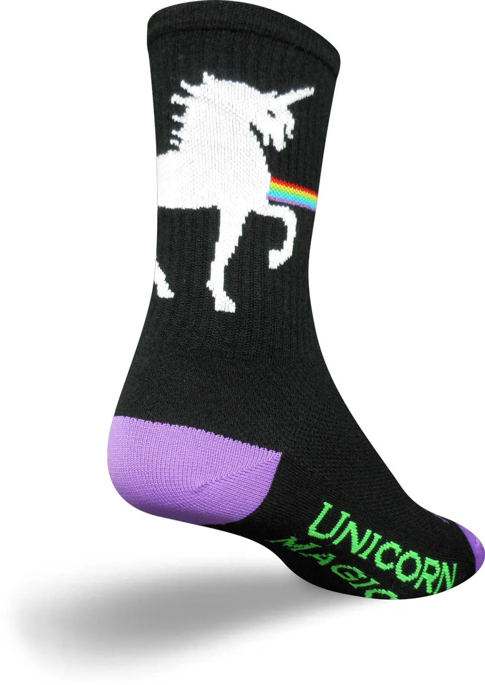 SockGuy Unicorn Express Crew Sport Socks