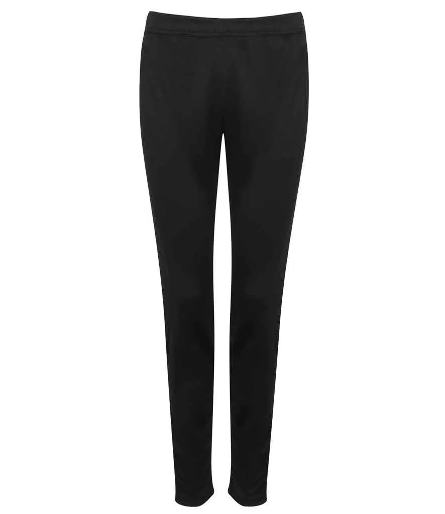 Tombo Ladies Slim Leg Training Pants | Black