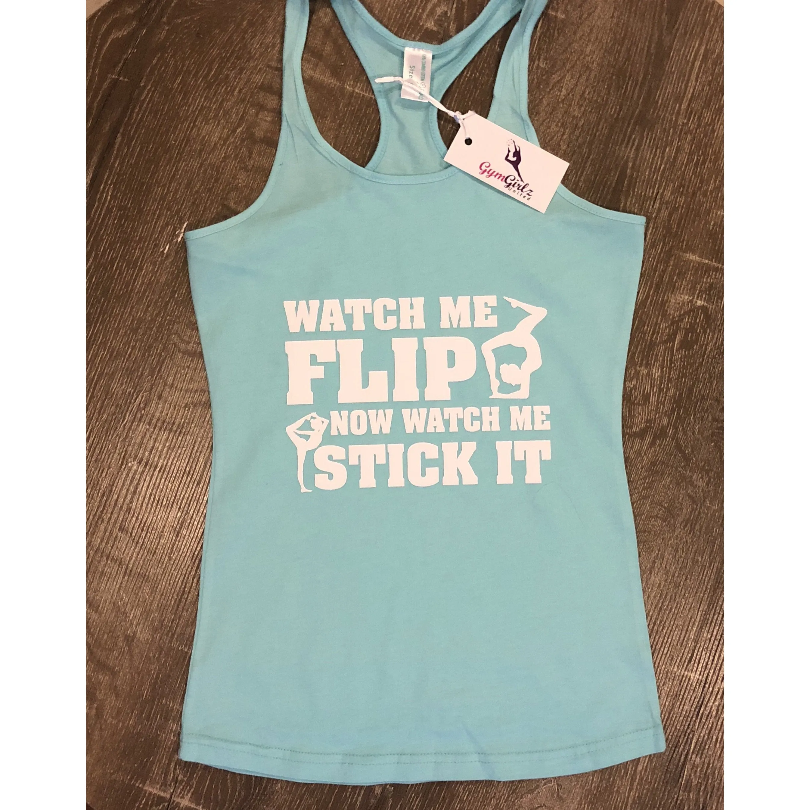 ‘Watch Me Flip’ Racerback Tank Top